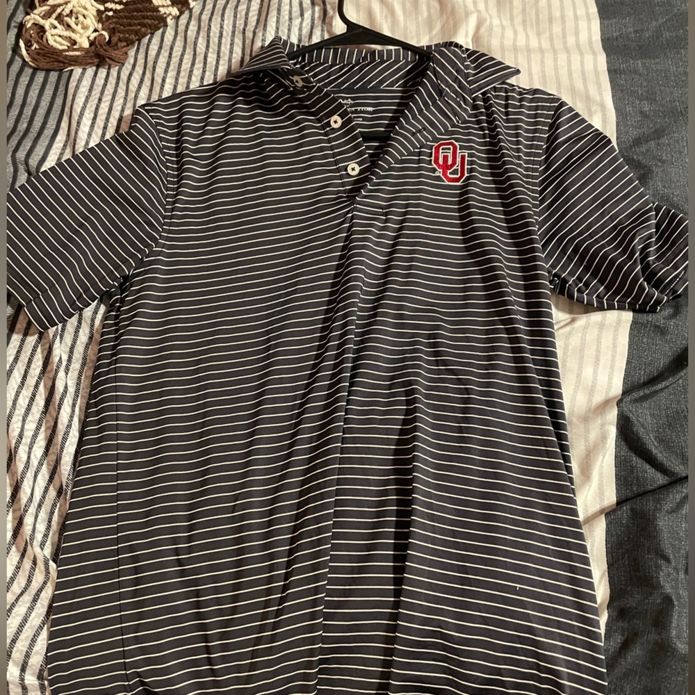 Southern tide Oklahoma university button up